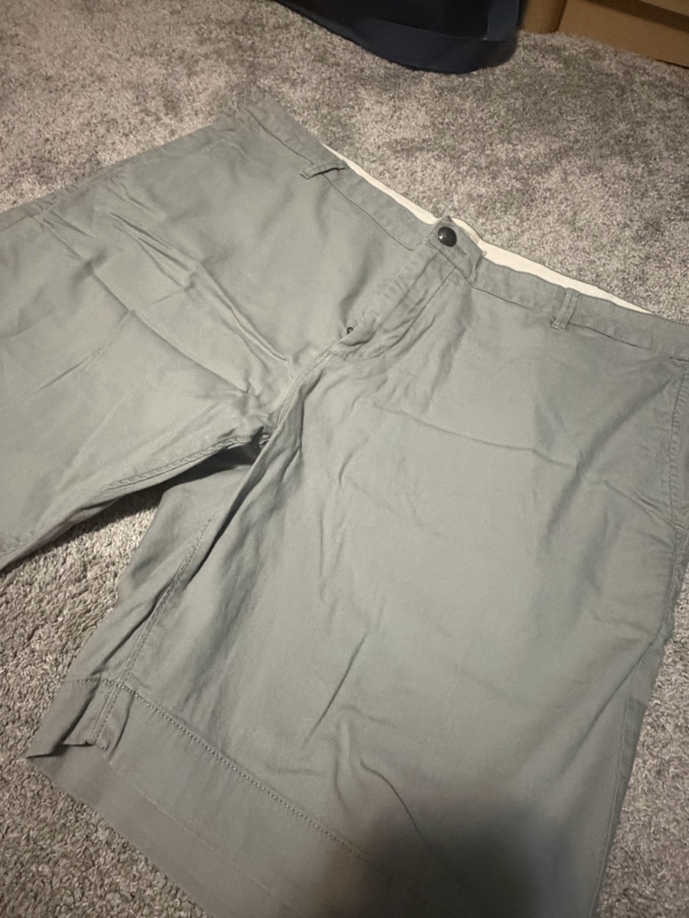 Faherty Grey/Sage Flat-Front Men's Shorts size 42